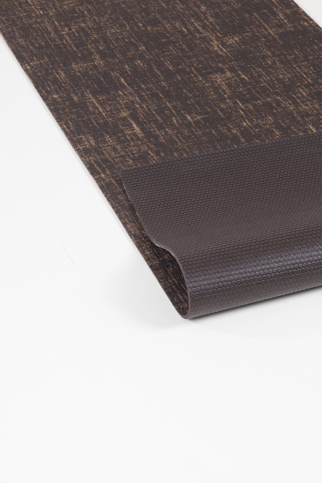 Yogi Essentials Yoga- en pilatesmatten Jute Eco Yogamat Logo - Bruin