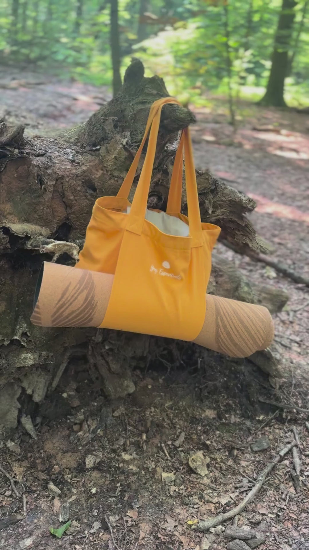 Canvas Yoga Tas - Oker Geel