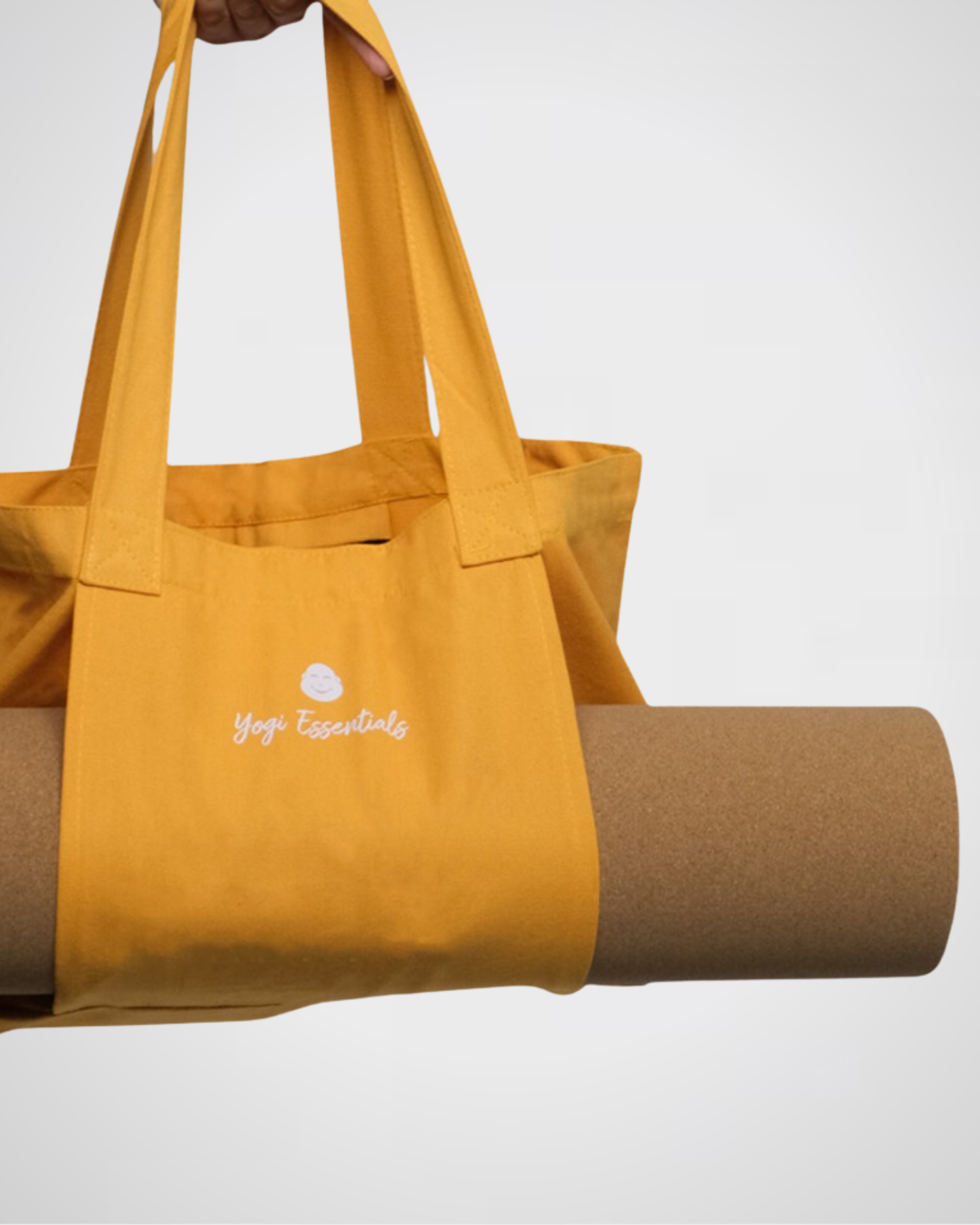 Yogi Essentials Yoga en pilates Canvas Yoga Tas - Oker Geel