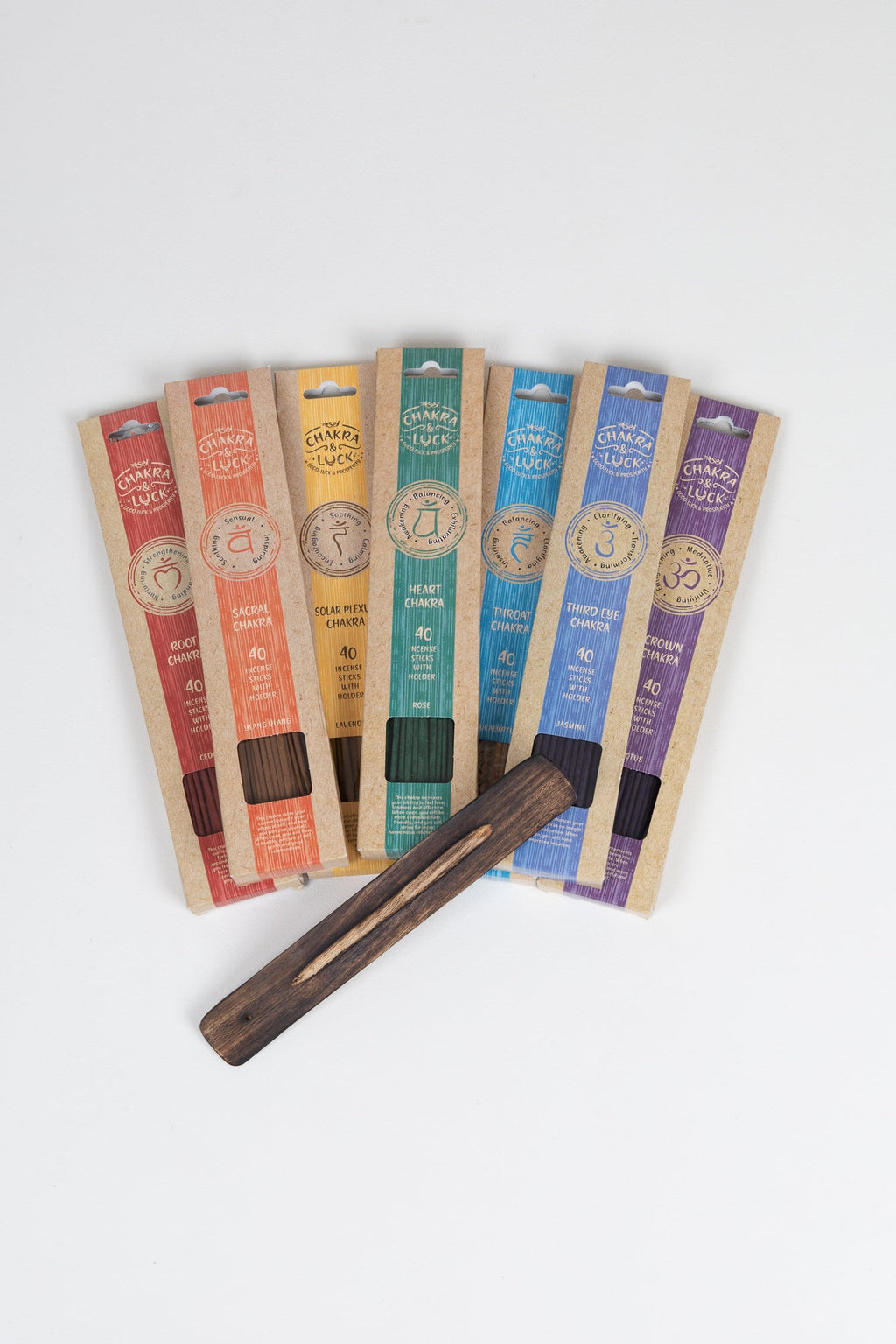 Yogi Essentials Wierook Chakra Wierook - Met Houder - Pakket