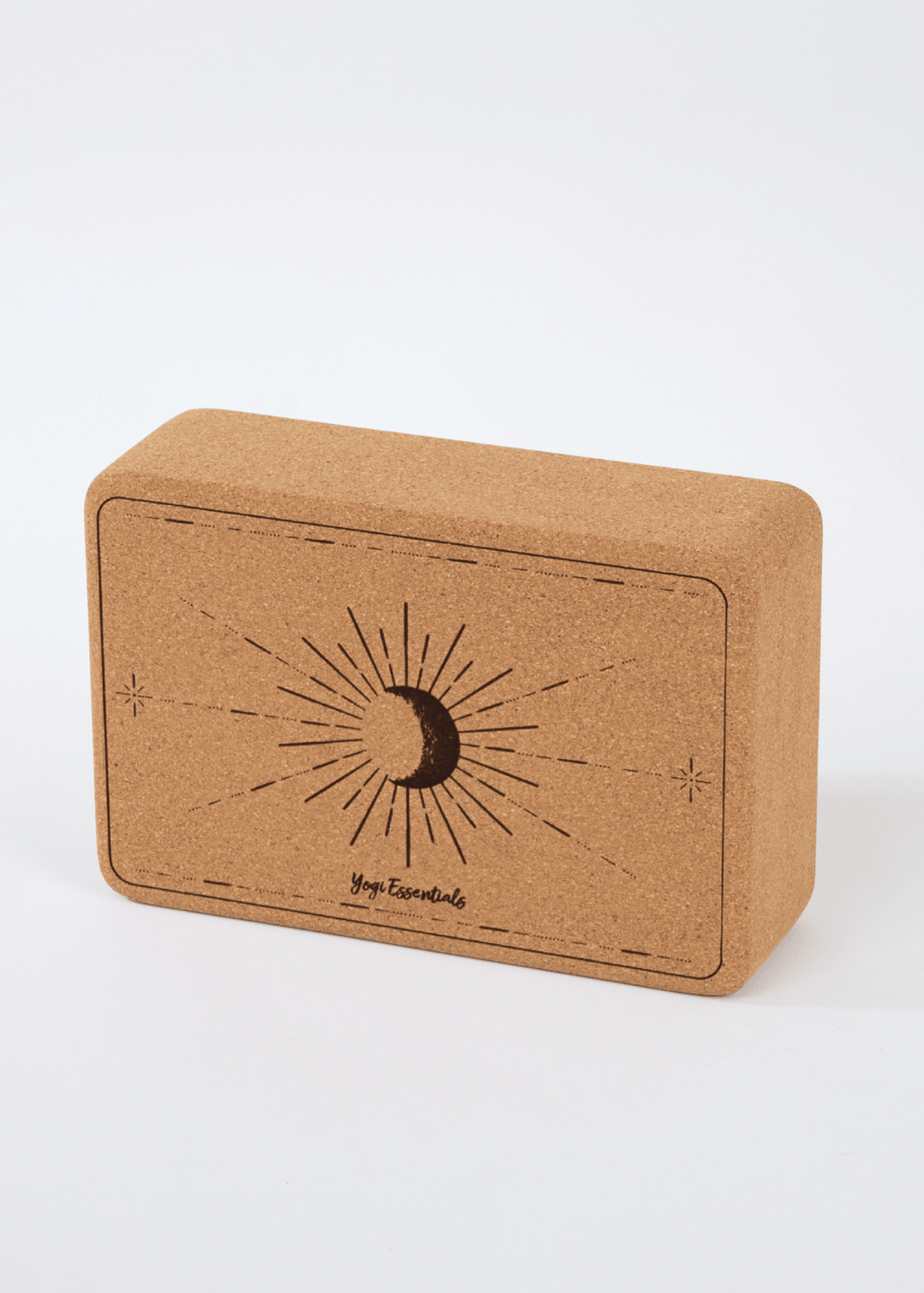 Yogi Essentials Yoga Blok Kurk Yogablok - Moon and Sun