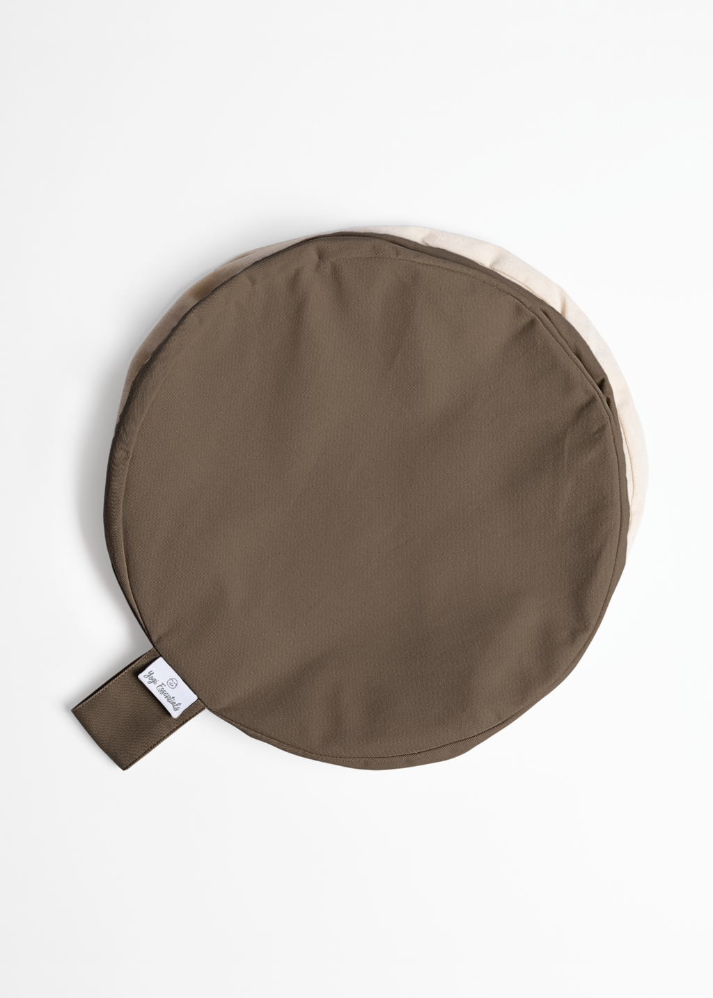 Yogi Essentials Yoga en pilates Losse Hoes - Katoenen Meditatiekussen - Chocolate