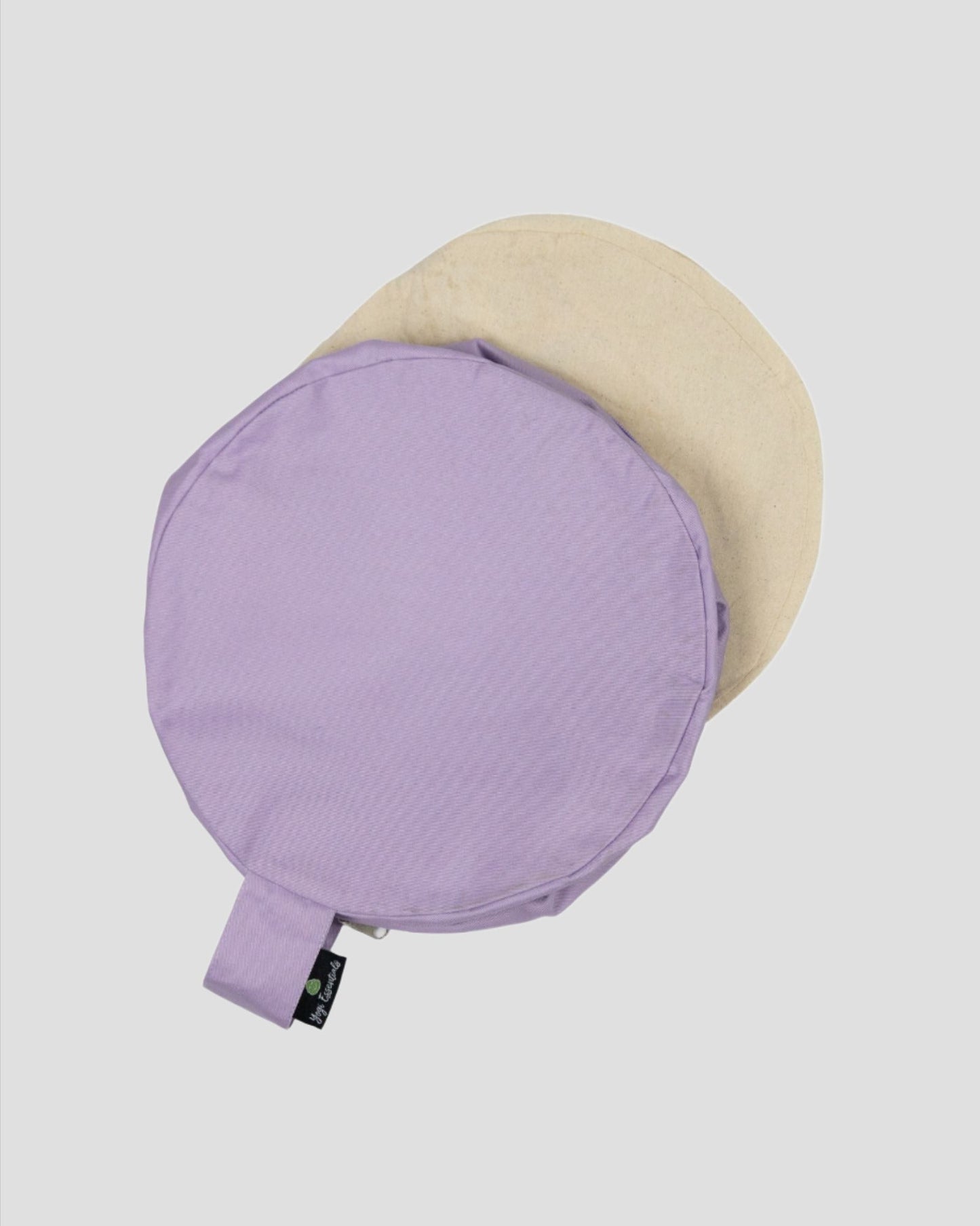 Loose cover for cotton meditation cushion - Lilac