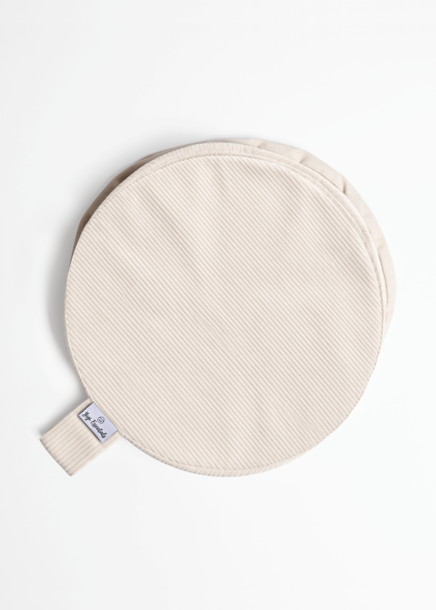 Yogi Essentials Yoga en pilates NEW Losse Hoes - Ribstoffen Meditatiekussen - Lotus