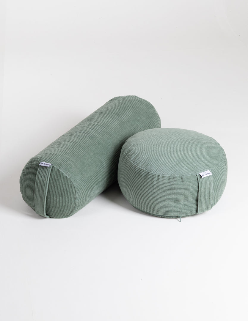 Yogi Essentials Bolster Pakket - Zachte Ondersteuning - Sage