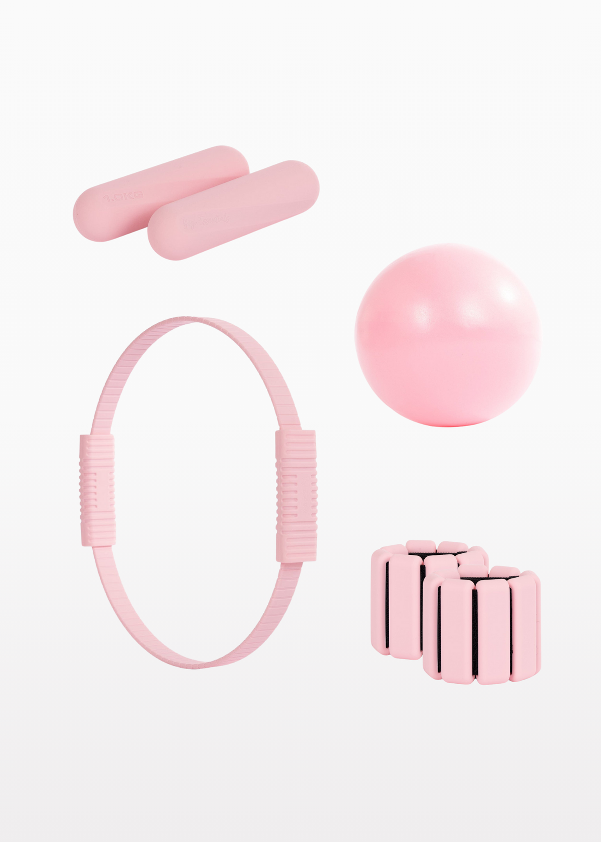 Yogi Essentials Yoga en pilates Pilates Pakket - Raspberry Pink