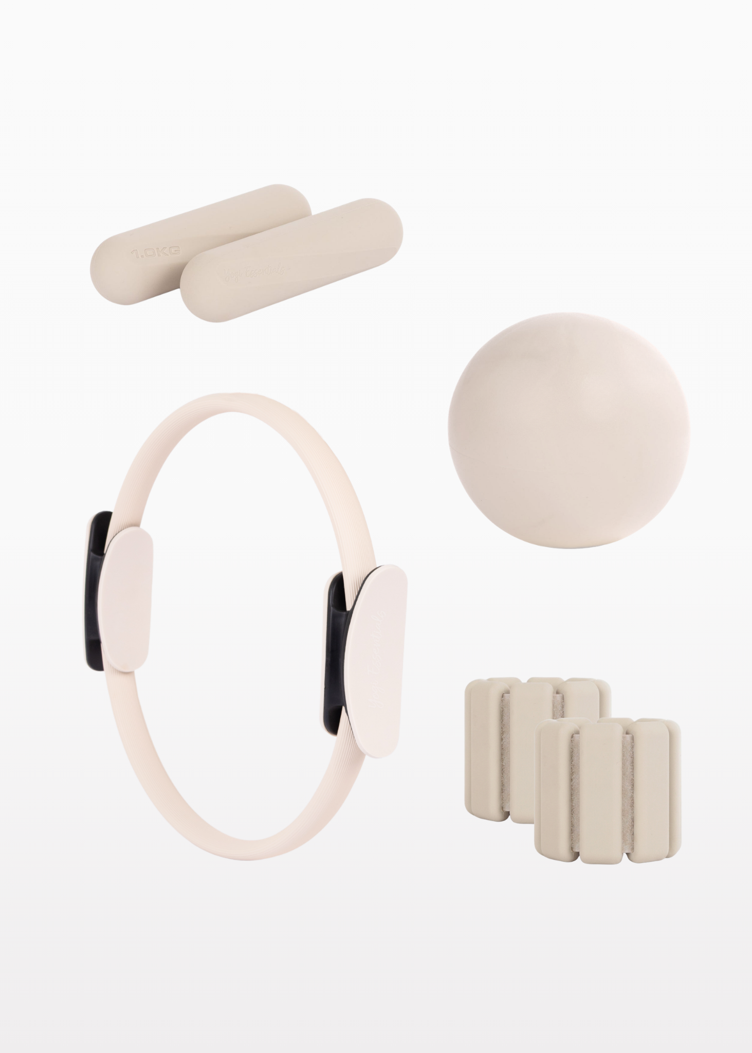 Yogi Essentials Yoga en pilates Pilates Pakket - White/Beige