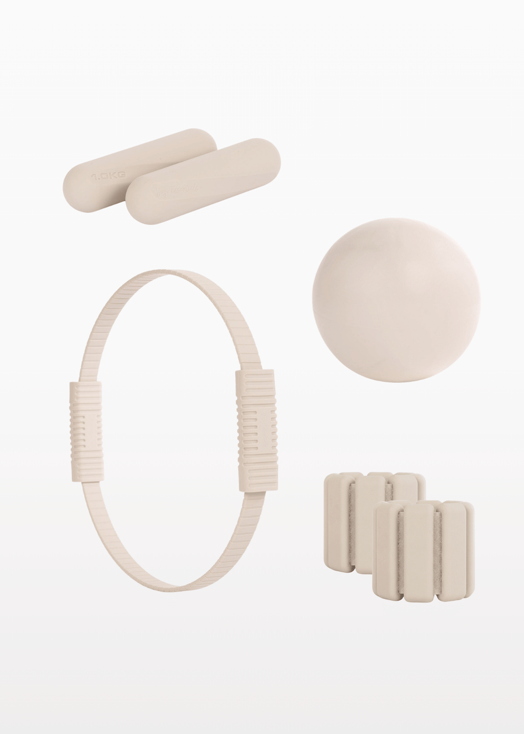 Yogi Essentials Yoga en pilates Pilates Pakket - White/Beige