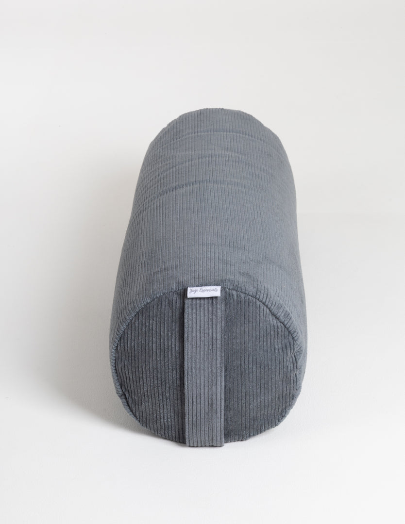 Yogi Essentials Bolster Ribstoffen Yoga Bolster - Smoke